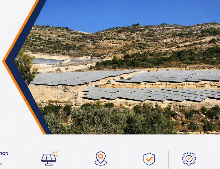 Utility-scale solar plant in Palestine