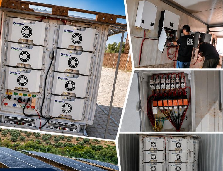 Hybrid solar and battery storage project